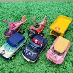 ①【マクドナルド】ハッピーセット おもちゃ のりものブロック