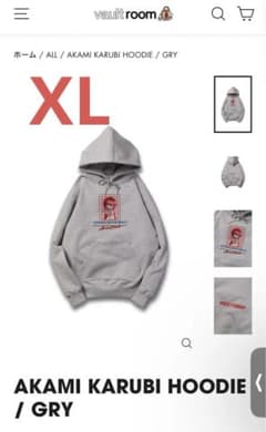 AKAMI KARUBI HOODIE / GRYのサムネイル