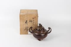 中国古代 青铜 三足炉 蓋付 香炉　箱付 FF01-17 中国古代青铜三足炉蓋付香炉箱付FF01-17|mercariメルカリ官方指定廠商