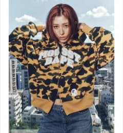 Moussy Bape BP/MS COLLEGE LOGO ZIP フーディー - メルカリ