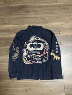 蒙古タンメン中本　スカジャン　サイズLL(XL) 蒙古タンメン中本 スカジャン黒 - メルカリ