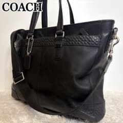 COACH コーチ 肩掛け A4トート ビジネス ミニシグネチャー 2way - メルカリ
