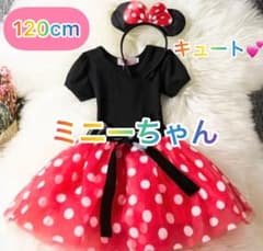 Minnie Mouse Dress Costume for Kids, Cute, Size 120cm, Disneyland
