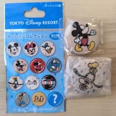 東京ディズニーリゾート カンバッジコレクション 2個セット - メルカリ