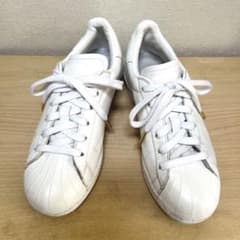 adidas レザースニーカー　白　23.0cmのサムネイル