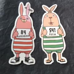 ウサビッチ　シール