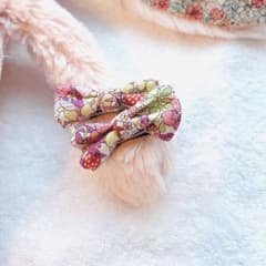 リバティファブリックス使用　ハンドメイドベビーヘアクリップのサムネイル