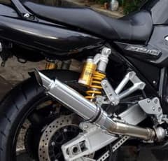 XJR1300 中間パイプ付き　かち上げサイレンサー2本 XJR1300 中間パイプ付き かち上げサイレンサー2本 - メルカリ