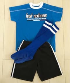 キッズ　　120  サッカーユニフォーム　　セットのサムネイル