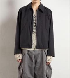 NVRFRGT] CROPPED ZIP-UP JACKET - メルカリ