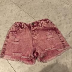 ピンク　キッズショートパンツ　110のサムネイル
