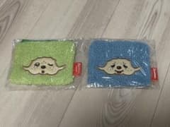 モンチッチ もこもこスクエアポーチ くすみカラーバージョンのサムネイル