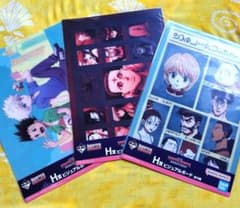 HUNTER × HUNTER 이치 반 쿠지 H상 비주얼 보드 3장 세트 환영 여단