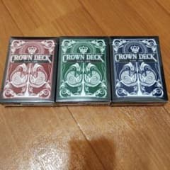 未開封】CROWN DECK Playing Cards 3色セット - メルカリ