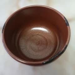 茶道具セット 中島翁助　瀬戸焼 瀬戸焼 鉄赤釉茶碗 中島翁助作 - メルカリ