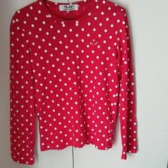コム・デ・ギャルソン　COMME des GARCONS　ドット　赤Tシャツのサムネイル