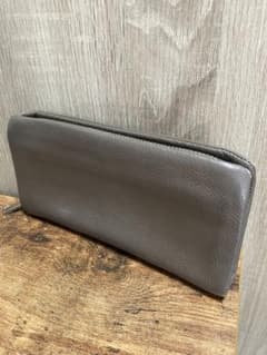 レザー 長財布　グレージュのサムネイル