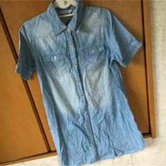 マタニティ ワンピース デニム 授乳 難ありのサムネイル