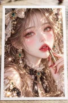 디지털 영적 예술 Elegance Charm B 엽서