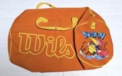 Wilson DOLPHIN ヴィンテージ 大型ボストンバッグ レトロ テニス