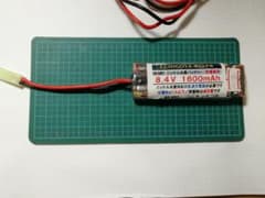 電動ガン ミニs バッテリー ニッスイ 8.4v 1600mAh ②のサムネイル