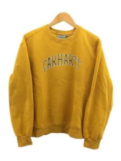 tomo様‼️CARHARTT イエロートレーナー Mサイズのサムネイル