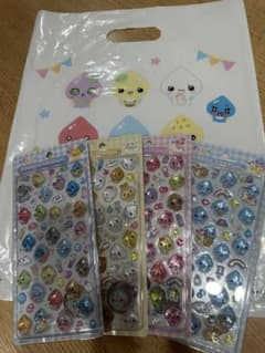 しずくちゃん ボンボンドロップシール 4枚セットのサムネイル