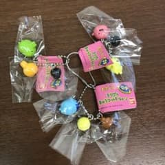 ➀レア 当時物 たまごっち 初代 トリプルキャラコットキーチェーン