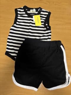 MilkBottle ノースリーブタンクトップとショートパンツセットのサムネイル