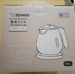 象印 CK-DC08-CM 電気ケトル 0.8L ライトベージュのサムネイル
