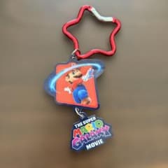 スーパーマリオギャラクシー カラビナ付アクリル キーホルダー マリオ