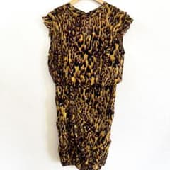 ALLSAINTS HALI DRESS レオパード柄 ノースリーブ ミニワンピのサムネイル