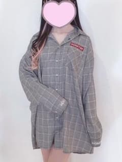 Honey Cinnamon チェック柄オーバーシャツワンピのサムネイル