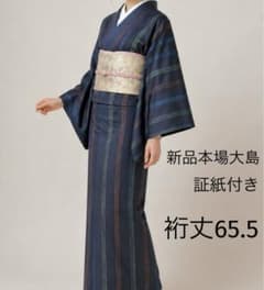 新品正絹本場大島 証紙付き 春泥華謹製 ⑩( 訪問着、黒留袖、袋帯など