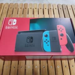 【美品】Nintendo Switch 本体 ネオンブルー ネオンレッドのサムネイル