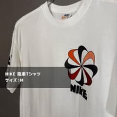 NIKE 風車Tシャツ 復刻モデル Mサイズ ホワイト レトロ スウッシュのサムネイル