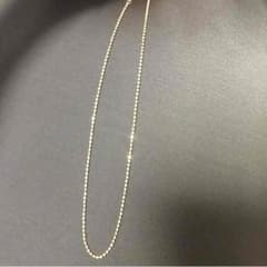 k18キラキラ カットボールチェーン大特価のサムネイル