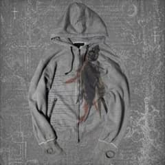 darkwear スカル ダブルジップパーカー opium V系 y2k 短丈 - メルカリ