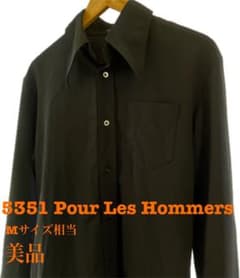 5351 POUR LES HOMMES 黒　長袖シャツ Mのサムネイル
