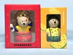 台湾限定 スターバックス ベアリスタ チャーム キーホルダー 2点セットのサムネイル