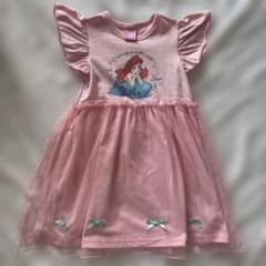 Disney BABYDOLL アリエル ワンピース 110cm ピンクのサムネイル
