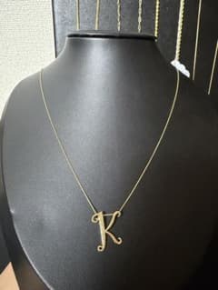 K18 イニシャル K ペンダントトップ 0.46g - メルカリ