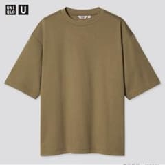 【新品未使用】UNIQLO U エアリズムコットン　オーバーサイズTシャツ／Sのサムネイル