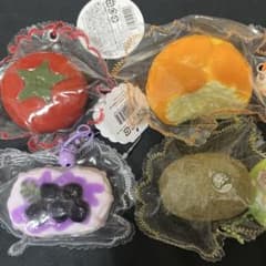 フルーツスクイーズ マスコット 4個セット