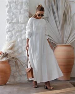 15日 N♡様❗Cotton Long Sleeve Maxi Onepieceのサムネイル