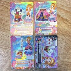 劇場版アイカツ スリーピングオーロラコーデ 4枚セット 大空あかり