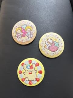 サンリオ 刺繍缶バッジ 3種セットのサムネイル