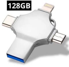 128GB 4in1 Phone用 usbメモリー ipad pro/ipadのサムネイル