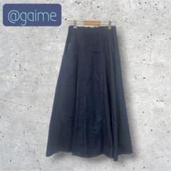 デニム ロングスカート フレアのサムネイル