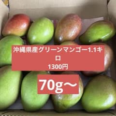 沖縄産摘果マンゴー　1、1キロのサムネイル